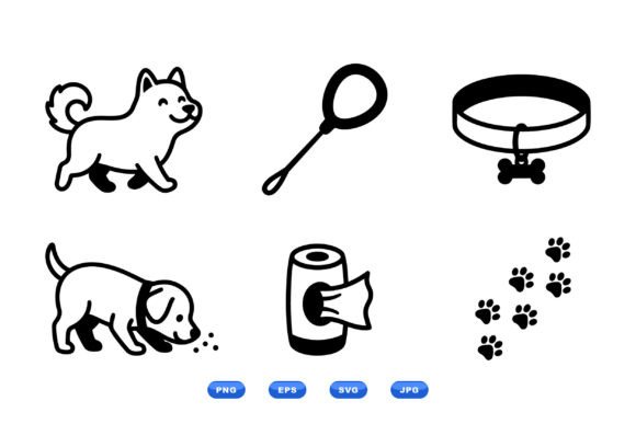 Download Cute Dog Icon SVG Pack - Cute Collection