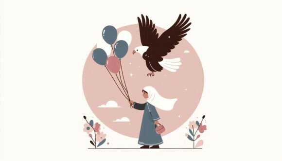 Download 10 Child Holding Balloons with a Soaring - Child holding balloons Collection