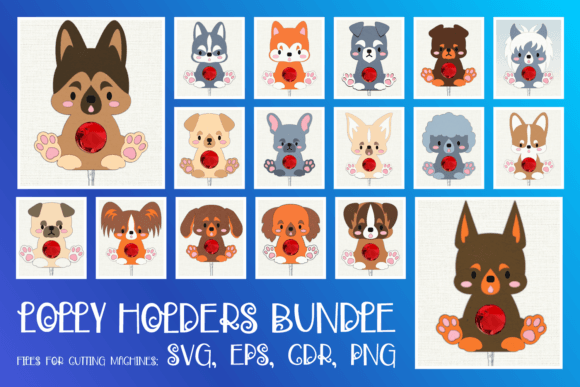 Download Cute Puppy | Lollipop Holder Bundle - Cute Collection