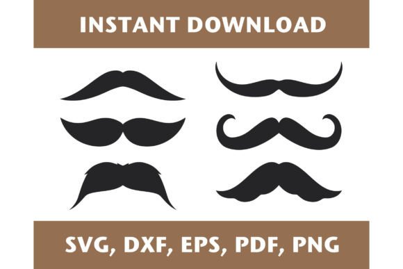 Download Mustache Svg, Moustache Svg, DFX, PDF - Dfx Collection