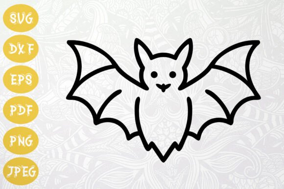 Download Cute Bat Icon SVG for Halloween Crafts - Cute Collection