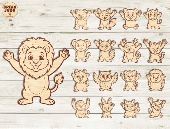 Download Cute Animal Magnet SVG Bundle - Cute Collection