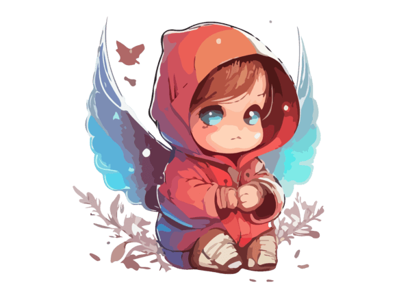 Download Cute Red Hoodie Fairy Svg Watercolor - Cute Collection