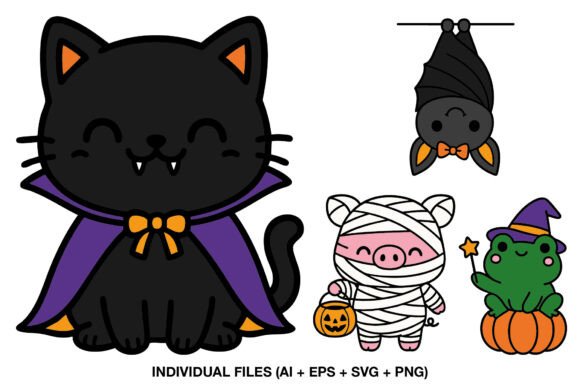 Download Cute Halloween Cardmaking Clipart - Cute Collection