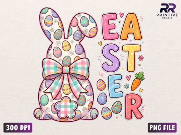 Download Cute Easter Bunny Letters PNG - Cute Collection