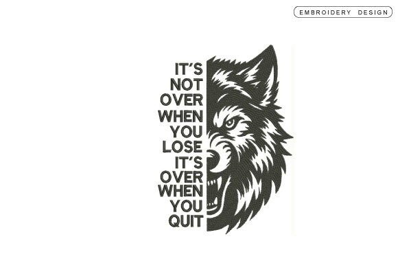 Download Wolf Embroidery Design - Premium Resources