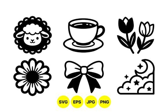 Download Cute Kawaii Icon SVG Pack - Cute Collection