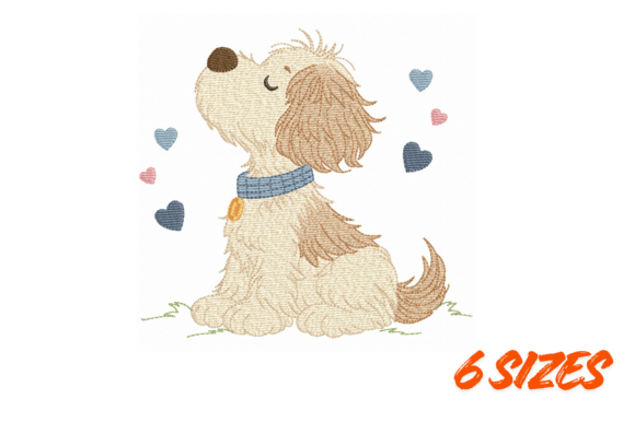 Download Cute Puppy Embroidery Design Pattern Fil - Cute Collection
